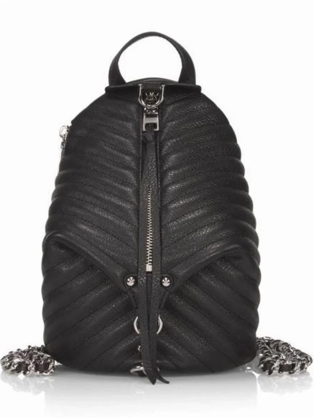 Rebecca Minkoff Small Julian Chevron Zip Backpack